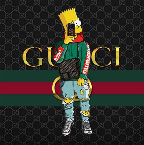 gucci bart simpson